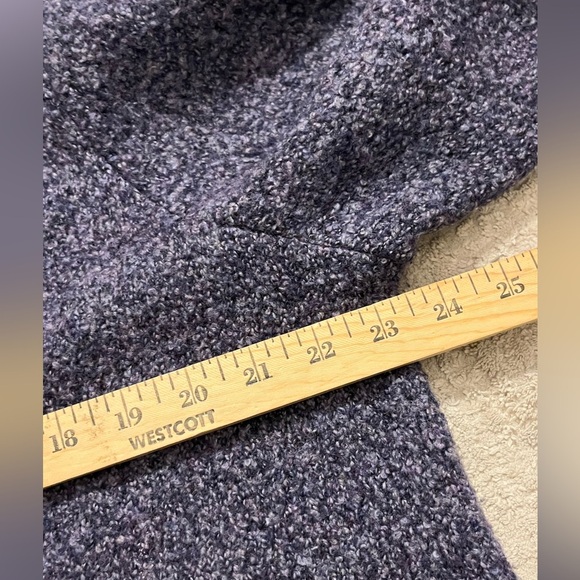 Eileen Fisher Wool/Nylon/Cashmere Button Collared Tweed Caridigan - Picture 5 of 9